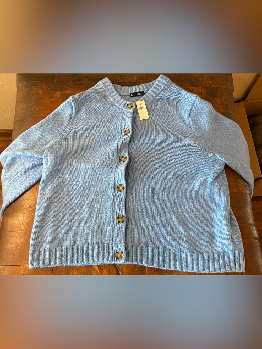 GAP blue cardigan